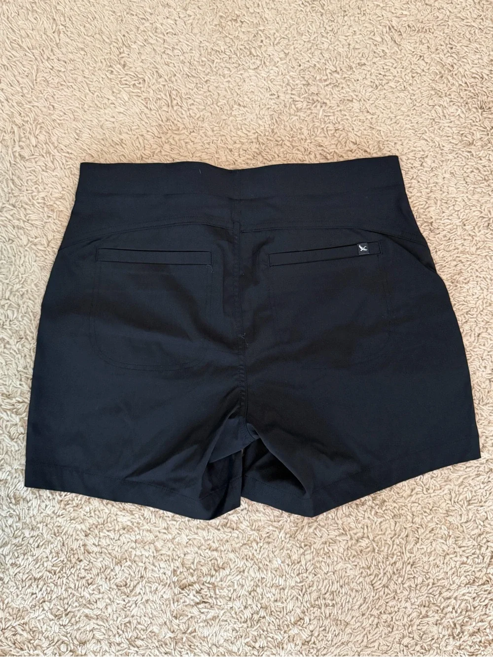 Eddie Bauer Black Flat-Front Women’s Shorts